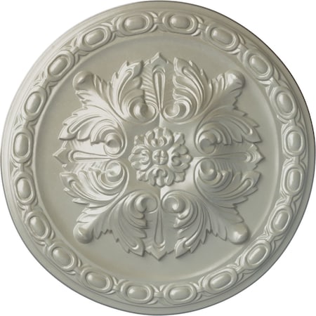 Ekena Millwork Stockport Ceiling Medallion, Hand-Painted Flash Copper, 11 3/4"OD x 3/8"P CM12STFCS